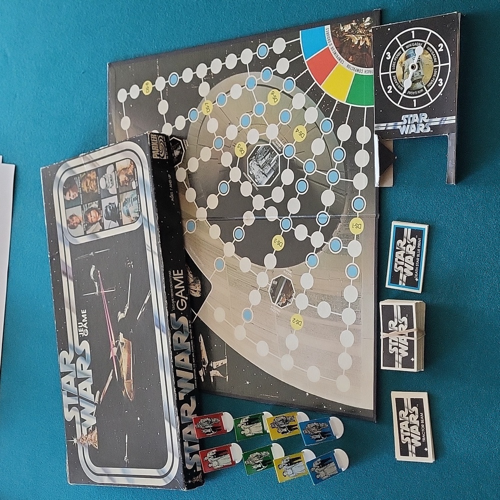 Star Wars Board Game - Vintage 1977 - Used - Only Missing the Instruction